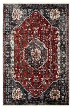 K/M Laura Tabriz Matto 160x235 Cm Punainen/sininen