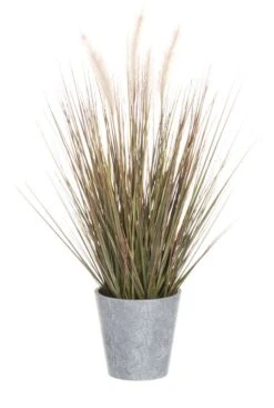 4Living Koristeheinä Ruukussa 56 Cm Vihreä/harmaa