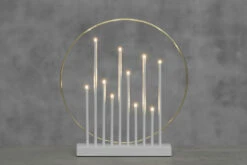 Finnlumor 10-haarainen Kynttelikkö Metalli Valkoinen 7 Finnlumor 10-haarainen Kynttelikkö Metalli Valkoinen -Yleinen Kotikauppa 607827