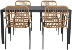 Noah-Oldie 4-hengen Ruokailuryhmä Luonnonväri/musta 9 Noah-Oldie 4-hengen Ruokailuryhmä Luonnonväri/musta -Yleinen Kotikauppa 629017 60531 2