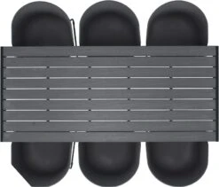 Saarni-Seattle 6-hengen Ruokailuryhmä Käsinojilla, Harmaa