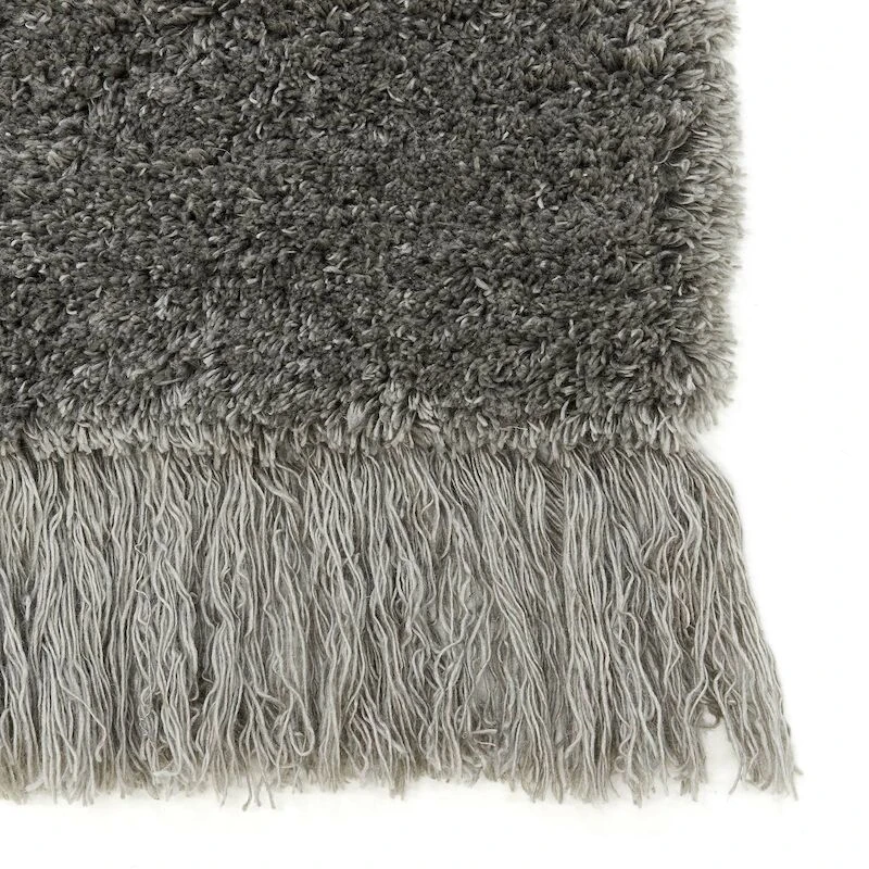 Anno Kuura Kierrätetty PET-lanka Shaggy Matto Harmaa 70x140cm 1 Anno Kuura Kierrätetty PET-lanka Shaggy Matto Harmaa 70x140cm