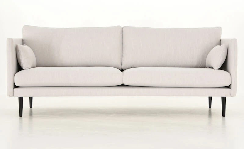 Kajo 3-istuttava Sohva Luonnonvalkoinen Ronda 06, Mustat Jalat 5 Kajo 3-istuttava Sohva Luonnonvalkoinen Ronda 06, Mustat Jalat - Image 5