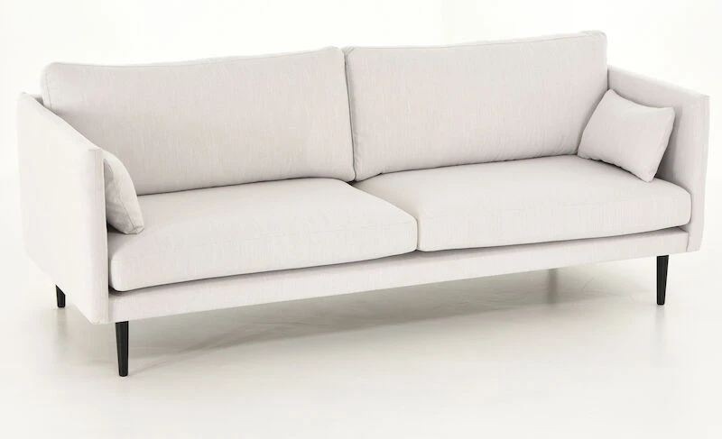 Kajo 3-istuttava Sohva Luonnonvalkoinen Ronda 06, Mustat Jalat 1 Kajo 3-istuttava Sohva Luonnonvalkoinen Ronda 06, Mustat Jalat