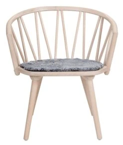 Hans K ZigZag Lounge Pehmuste Lounge Lampaantalja Grafiitti