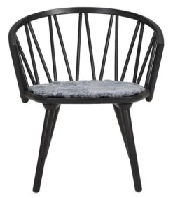 Hans K ZigZag Lounge Pehmuste Lounge Lampaantalja Grafiitti -Yleinen Kotikauppa 660s l farskinn grafit front