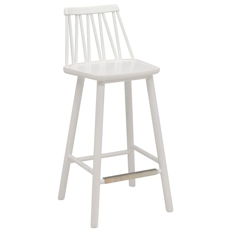 Hans K ZigZag Baarituoli 63cm Valkoinen 4 Hans K ZigZag Baarituoli 63cm Valkoinen - Image 4