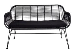 House Nordic Trieste Sohva Polyrottinki Luonnonväri, Musta Pehmuste 9 House Nordic Trieste Sohva Polyrottinki Luonnonväri, Musta Pehmuste -Yleinen Kotikauppa 7051011