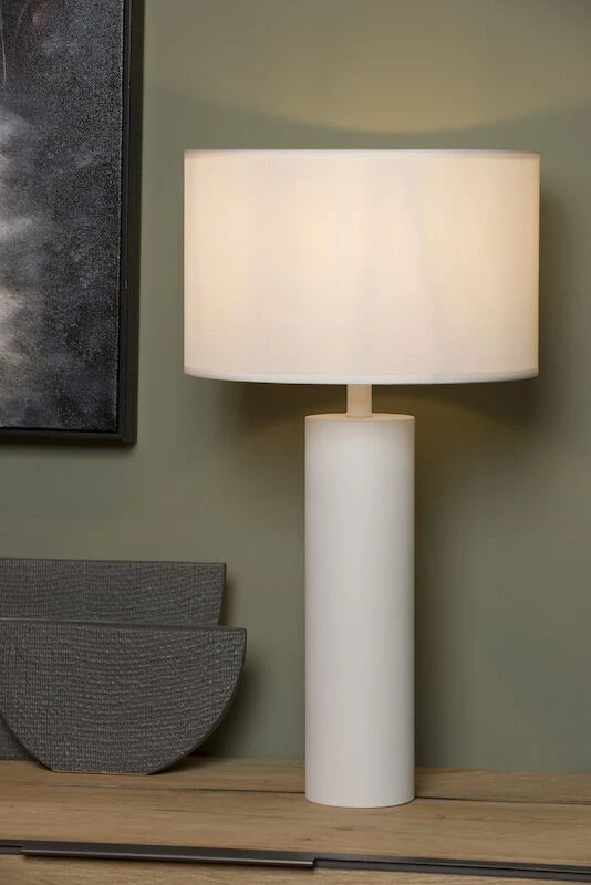 Lucide Yessin Pöytävalaisin Valkoinen 1 Lucide Yessin Pöytävalaisin Valkoinen