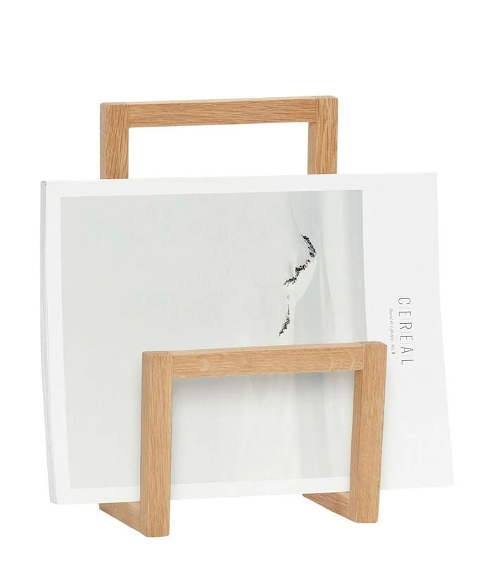 Hübsch Market Lehtiteline Seinälle, 17x27 Cm Tammi 3 Hübsch Market Lehtiteline Seinälle, 17x27 Cm Tammi - Image 3