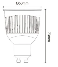 Trio WiZ LED-älylamppu GU10 6,5W-360lm 2200-6500K Himmennettävä