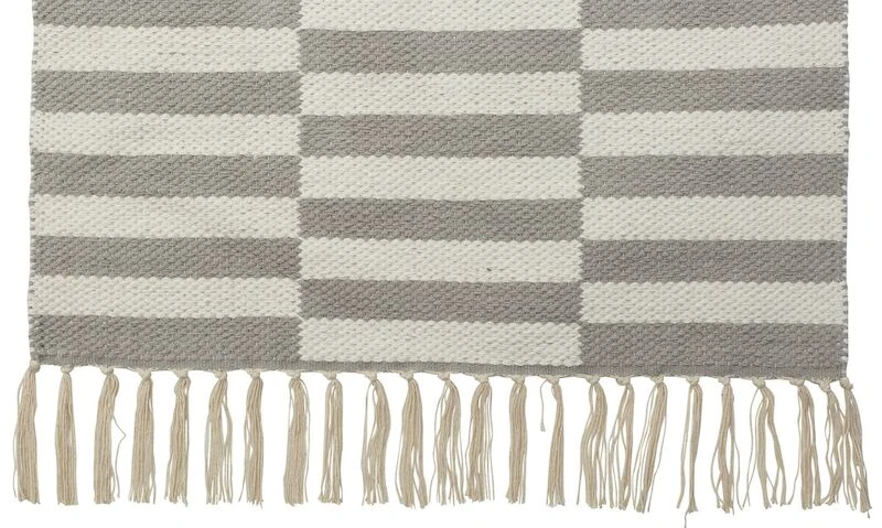 Svanefors Adita Puuvillamatto 70x140 Cm Harmaa-valkoinen 4 Svanefors Adita Puuvillamatto 70x140 Cm Harmaa-valkoinen - Image 4