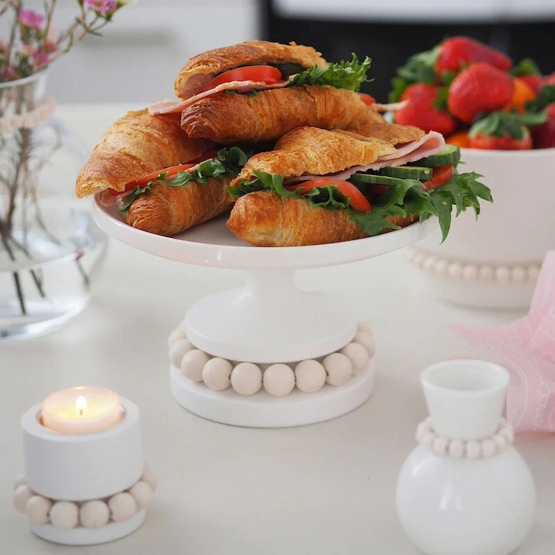 Aarikka Mamselli-tarjoiluvati Ø 20cm Valkoinen 5 Aarikka Mamselli-tarjoiluvati Ø 20cm Valkoinen - Image 5