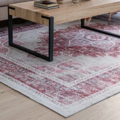 Adela Matto 160x230 Cm Tiilenpunainen