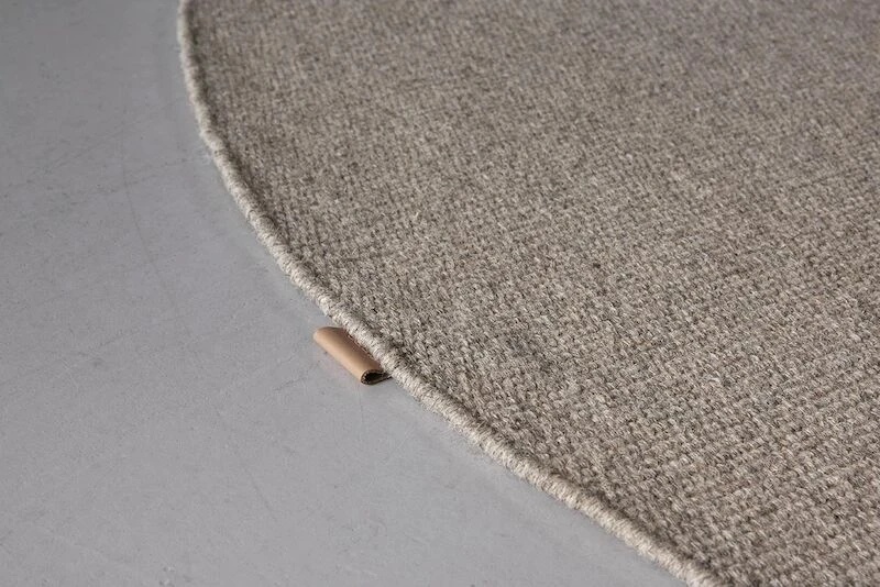 Anno Pyöreä Villamatto 200 Cm Luonnonharmaa 3 Anno Pyöreä Villamatto 200 Cm Luonnonharmaa - Image 3