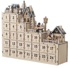 Bloomingville Richie Joulukalenteri Valoilla Luonnonväri 7 Bloomingville Richie Joulukalenteri Valoilla Luonnonväri -Yleinen Kotikauppa Bloomingville Richie joulukalenteri valoilla luonnonvari 3