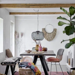 Bloomingville Bamboo Riippuvalaisin, Musta 7 Bloomingville Bamboo Riippuvalaisin, Musta -Yleinen Kotikauppa Bloomingville bamboo riippuvalaisin musta