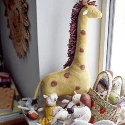 Bloomingville Ibber Kirahvi Pehmolelu Keltainen