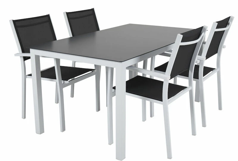 Brafab Rana Puutarhatuoli Musta/valkoinen 1 Brafab Rana Puutarhatuoli Musta/valkoinen