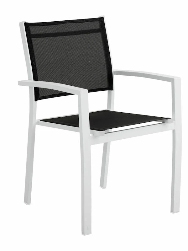 Brafab Rana Puutarhatuoli Musta/valkoinen 2 Brafab Rana Puutarhatuoli Musta/valkoinen - Image 2