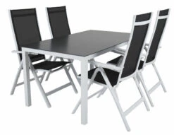 Brafab Rana Ruokapöytä 150x90 Cm Musta/valkoinen -Yleinen Kotikauppa Brafab rana ruokapoyta 150x90cm musta valkoinen 2