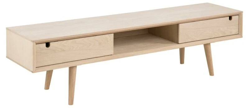 Century Tv-taso 160x38x43 Cm Valkoöljytty Tammi 4 Century Tv-taso 160x38x43 Cm Valkoöljytty Tammi - Image 4