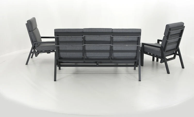 Havu Sohvaryhmä Mekanismituoleilla Musta/harmaa 2 Havu Sohvaryhmä Mekanismituoleilla Musta/harmaa - Image 2