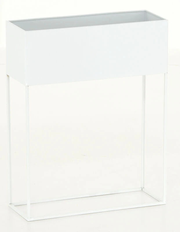 Pihka Kukkateline Valkoinen Metalli 5 Pihka Kukkateline Valkoinen Metalli - Image 5