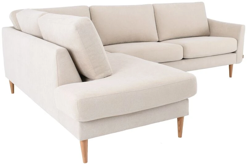 Elegant Avokulmasohva Vasen Beige, Bloq05, Tammijalat 4 Elegant Avokulmasohva Vasen Beige, Bloq05, Tammijalat - Image 4