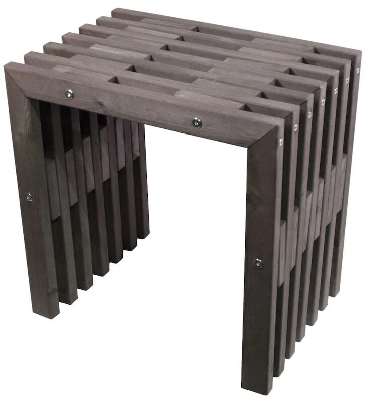 EcoFurn D-penkki 45 Harmaa Mänty öljytty 2 EcoFurn D-penkki 45 Harmaa Mänty öljytty - Image 2