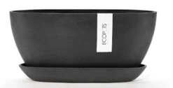 Ecopots Sofia Aluslautanen Ovaali 30 Cm Tummanharmaa 5 Ecopots Sofia Aluslautanen Ovaali 30 Cm Tummanharmaa -Yleinen Kotikauppa Ecopots sofia aluslautanen 30 cm tummanharmaa 1