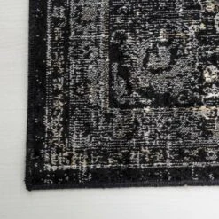 Elise Viskoosimatto 140x200 Cm Musta