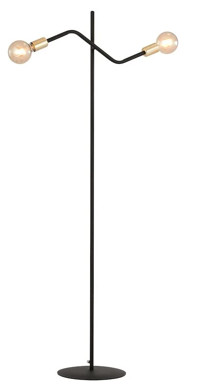 Emibig Bolt Lattiavalaisin Musta/kulta 2 Emibig Bolt Lattiavalaisin Musta/kulta - Image 2