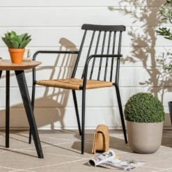 Envy Eva Puutarhatuoli Musta/luonnonväri 11 Envy Eva Puutarhatuoli Musta/luonnonväri -Yleinen Kotikauppa Envy eva puutarhatuoli