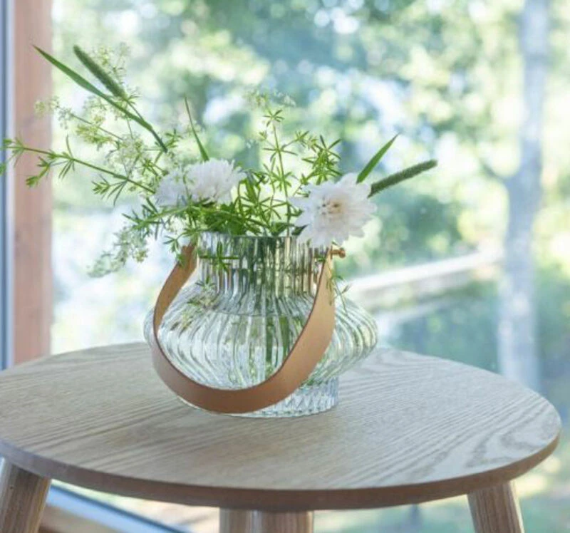 Fanni K Lampi Maljakko Nahkakahvalla 16x12,5 Cm 3 Fanni K Lampi Maljakko Nahkakahvalla 16x12,5 Cm - Image 3