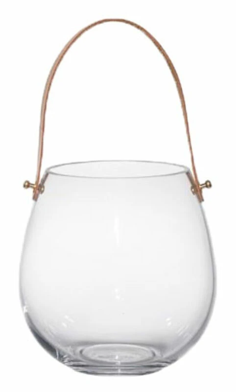 Fanni K Lampi Maljakko Nahkakahvalla Kirkas 2 Fanni K Lampi Maljakko Nahkakahvalla Kirkas - Image 2