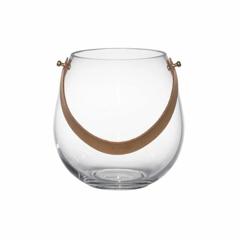 Fanni K Lampi Maljakko Nahkakahvalla Kirkas 4 Fanni K Lampi Maljakko Nahkakahvalla Kirkas - Image 4