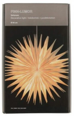 Finnlumor Velorum Valopaperikoriste Ø60 Cm 8 Finnlumor Velorum Valopaperikoriste Ø60 Cm -Yleinen Kotikauppa Finnlumor Velorum valopaperikoriste O60 cm 4