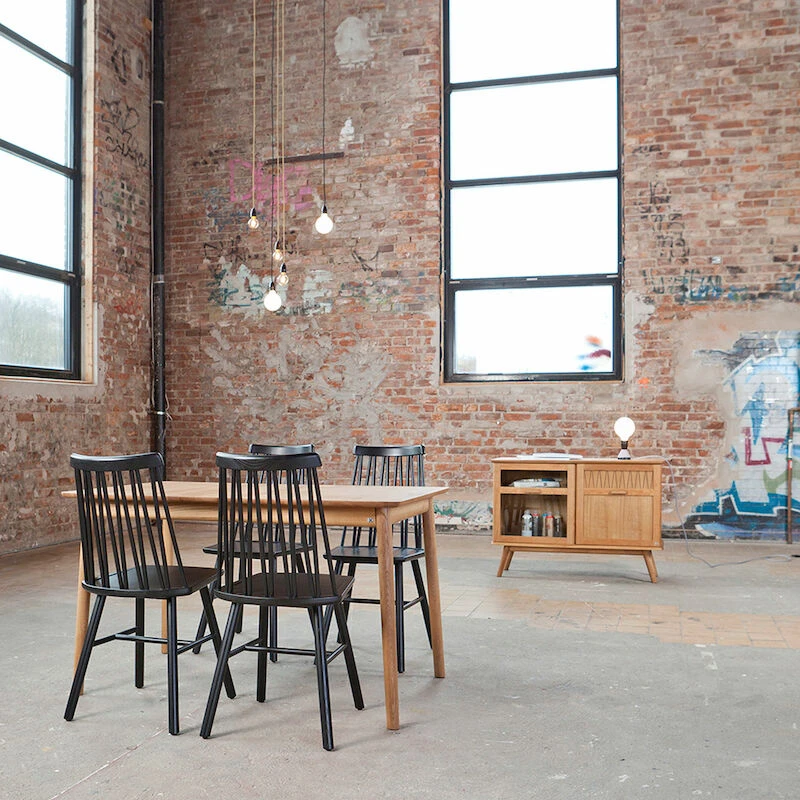 Hans K ZigZag Jatkettava Bf Ruokapöytä 140x90+53cm Valkoinen 2 Hans K ZigZag Jatkettava Bf Ruokapöytä 140x90+53cm Valkoinen - Image 2