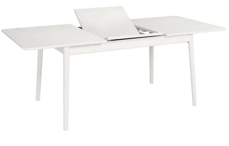 Hans K ZigZag Jatkettava Bf Ruokapöytä 140x90+53cm Valkoinen 1 Hans K ZigZag Jatkettava Bf Ruokapöytä 140x90+53cm Valkoinen