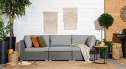 Hede 3-istuttava Sohva Tummanharmaa/harmaa -Yleinen Kotikauppa Hede 3 istuttava sohva tummanharmaan harmaa miljoossa web 1