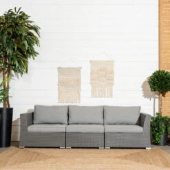 Hede 3-istuttava Sohva Tummanharmaa/harmaa -Yleinen Kotikauppa Hede 3 istuttava sohva tummanharmaan harmaa miljoossa web 18