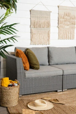 Hede 3-istuttava Sohva Tummanharmaa/harmaa