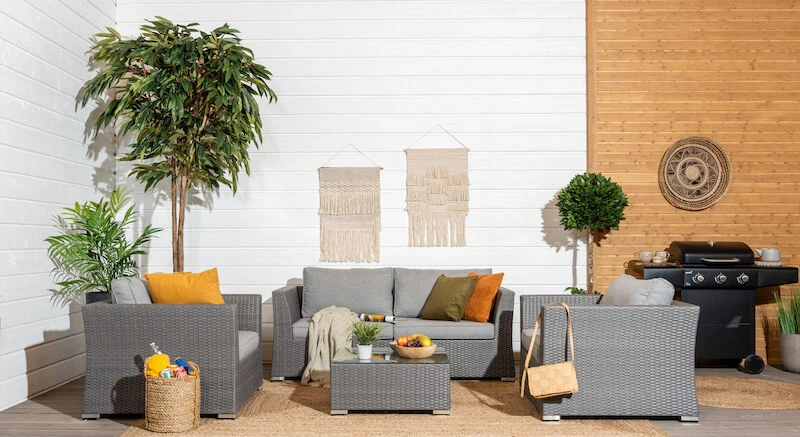 Hede Rahi/sohvapöytä 69x69 Cm Tummanharmaa/harmaa 5 Hede Rahi/sohvapöytä 69x69 Cm Tummanharmaa/harmaa - Image 5