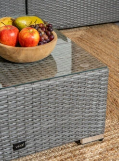 Hede Rahi/sohvapöytä 69x69 Cm Tummanharmaa/harmaa