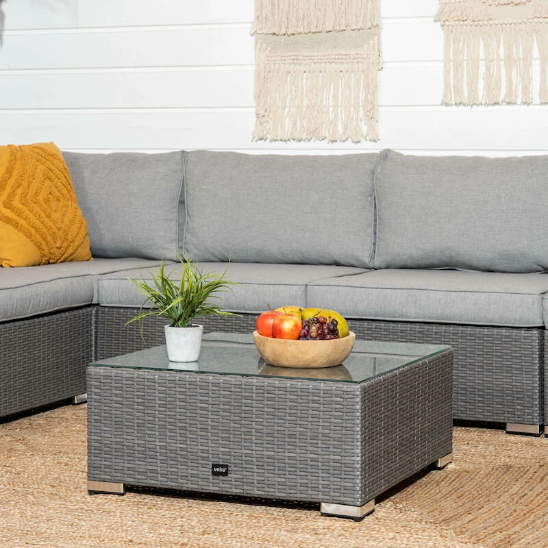 Hede Rahi/sohvapöytä 69x69 Cm Tummanharmaa/harmaa 4 Hede Rahi/sohvapöytä 69x69 Cm Tummanharmaa/harmaa - Image 4