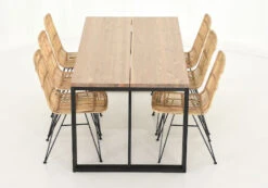 Honka-Pyry 6-hengen Ruokailuryhmä Metallijaloilla Antiikkipetsattu-luonnonväri 11 Honka-Pyry 6-hengen Ruokailuryhmä Metallijaloilla Antiikkipetsattu-luonnonväri -Yleinen Kotikauppa Honka Pyry ruokailuryhma 6 hengen metallijaloilla antiikkipetsattu luonnonvariVeke 4 2