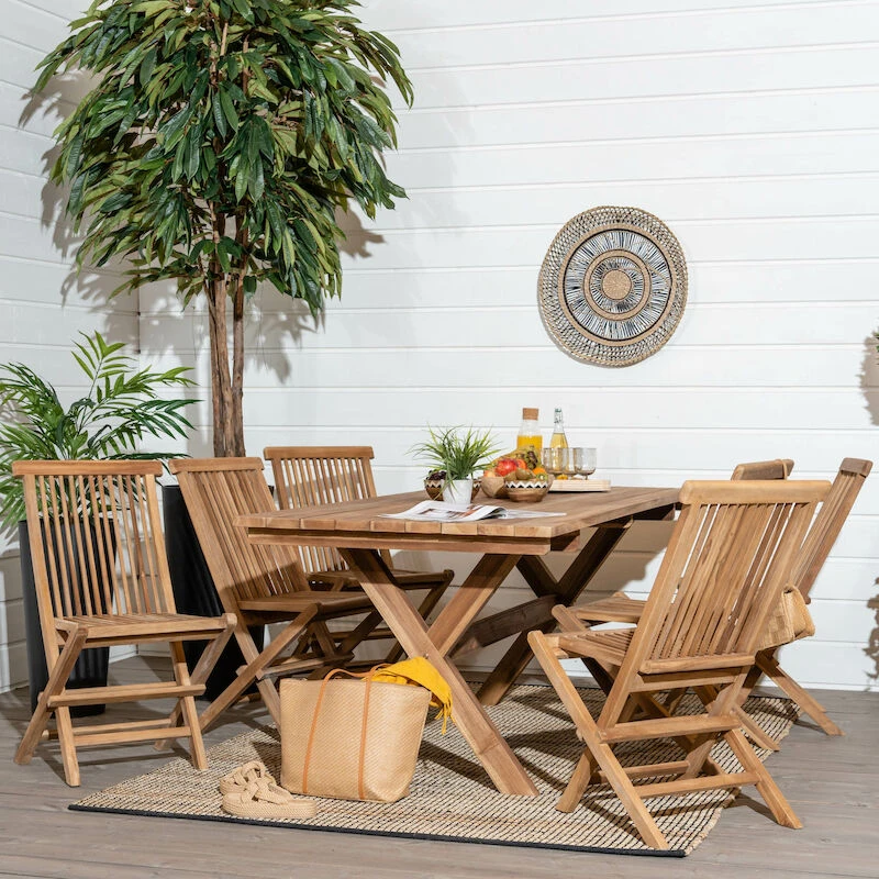 House Nordic Murcia Tiikki Ruokapöytä 200x90 Cm 4 House Nordic Murcia Tiikki Ruokapöytä 200x90 Cm - Image 4