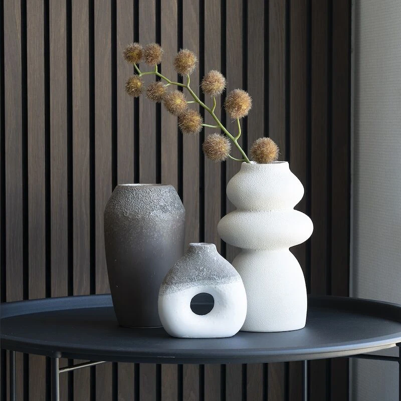 House Nordic Keraaminen Maljakko Ø14,5 Cm Beige 2 House Nordic Keraaminen Maljakko Ø14,5 Cm Beige - Image 2