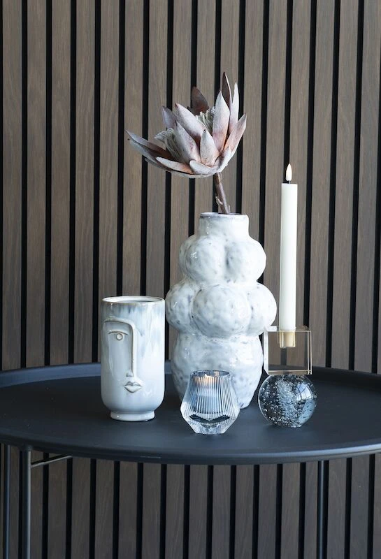 House Nordic Kupla Keraaminen Maljakko Ø16 Cm Valkoinen 2 House Nordic Kupla Keraaminen Maljakko Ø16 Cm Valkoinen - Image 2